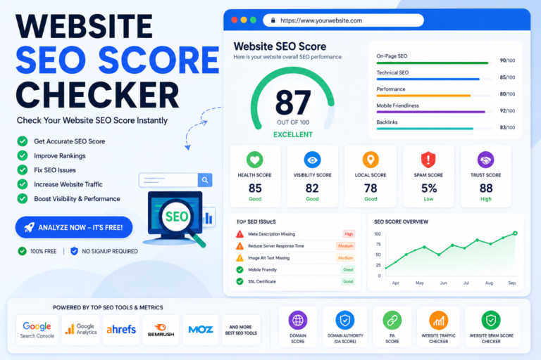 Website SEO Score Checker – Check and Improve Your Website SEO Score — The Confessions