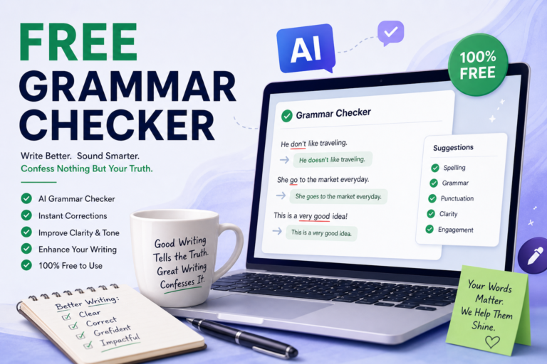 Free Grammar Checker: The Confessions of Writing Without Fear — The Confessions