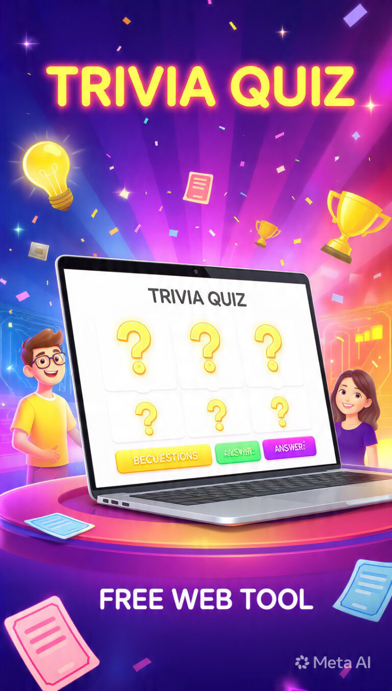 Trivia Quiz - The Confessions