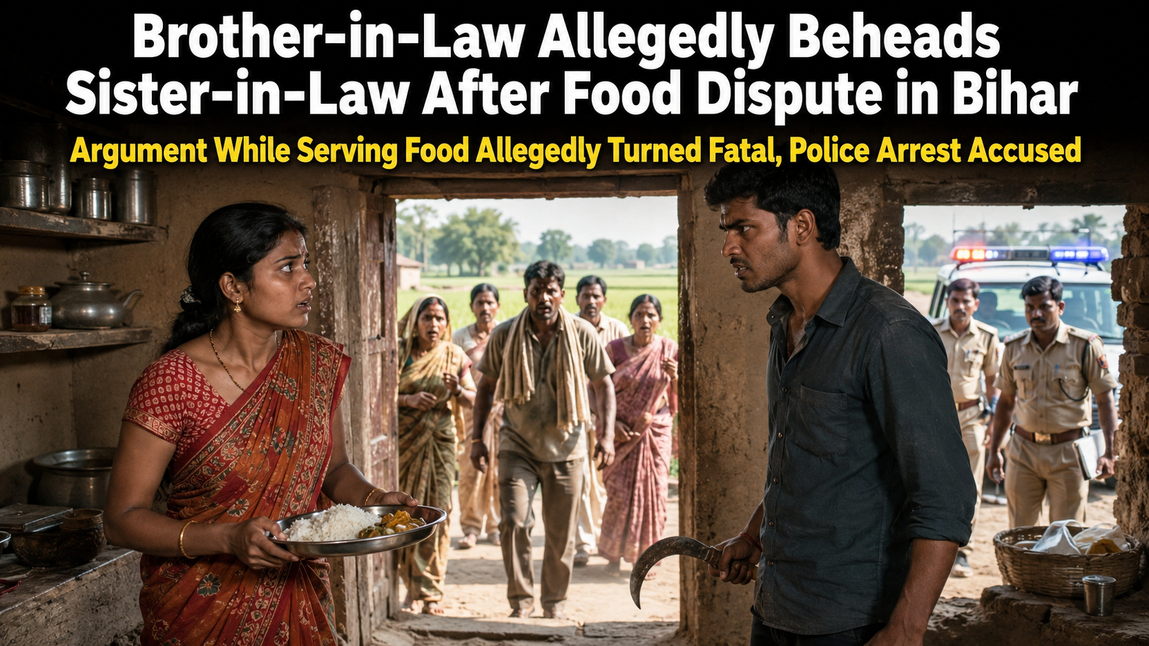 Devar (Brother-in-law) Allegedly Beheads Sister-in-Law After Argument While She Was Serving Food in Bihar’s Jehanabad l Read Latest News Online