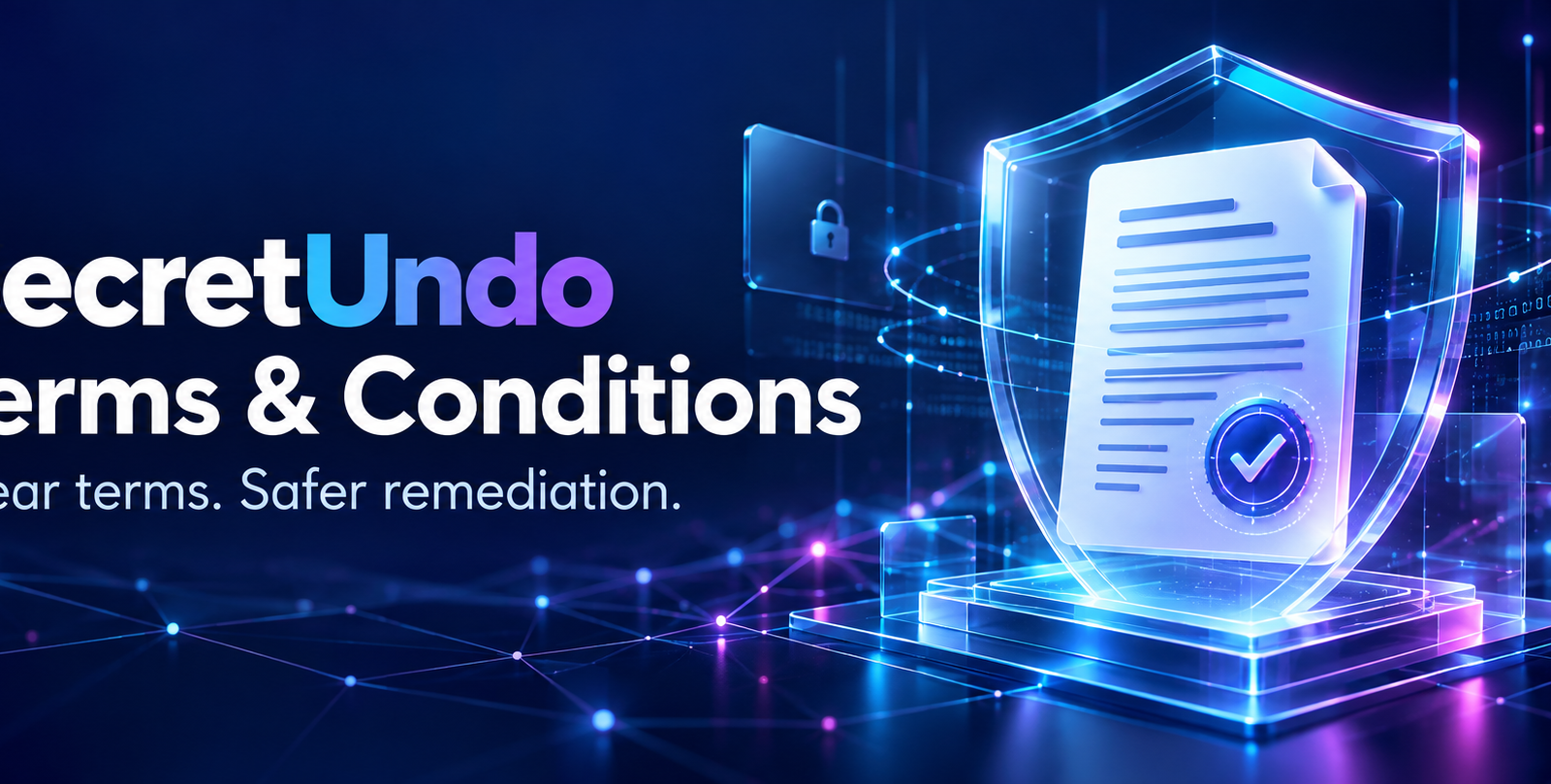 SecretUndo Terms and Conditions