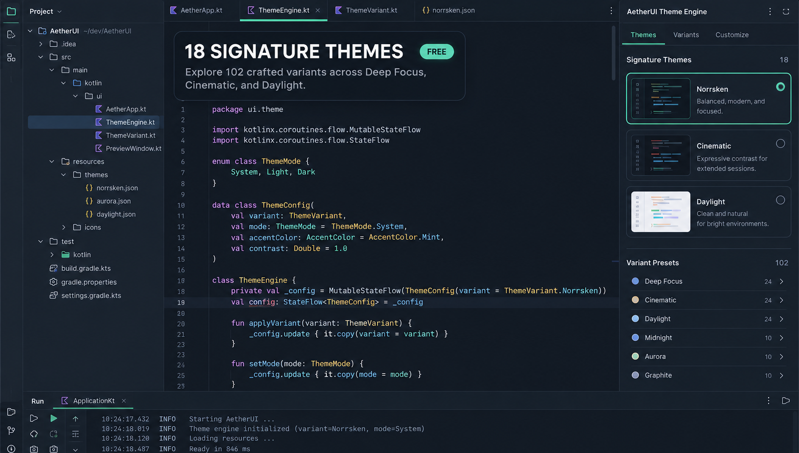 AetherUI Theme Engine Documentation