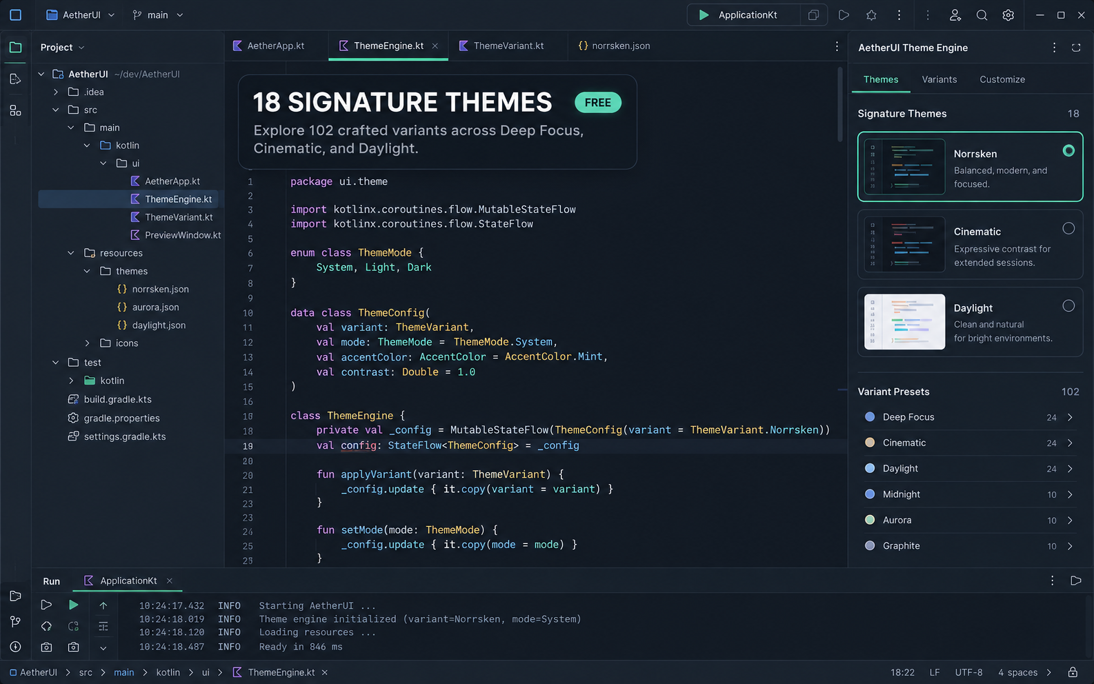 AetherUI Theme Engine Documentation
